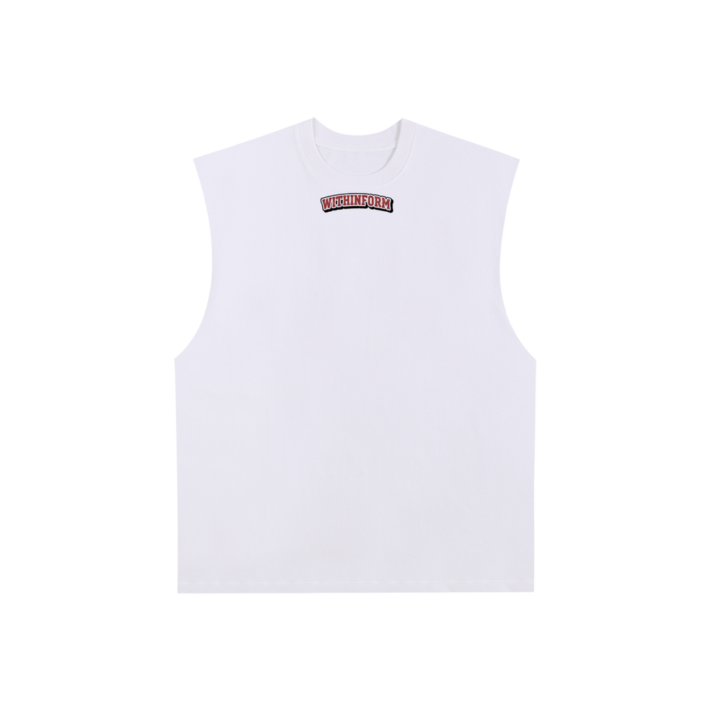 Red WITHINFORM Logo Tank Top
