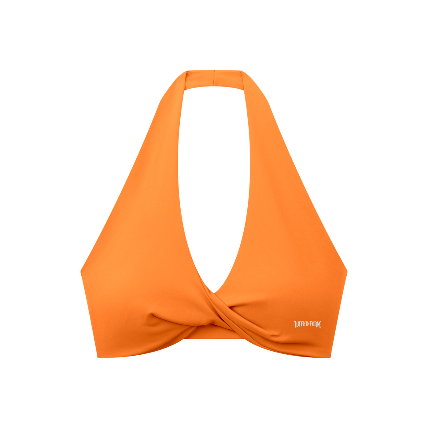 Women's Pleated Halter Sports Bra