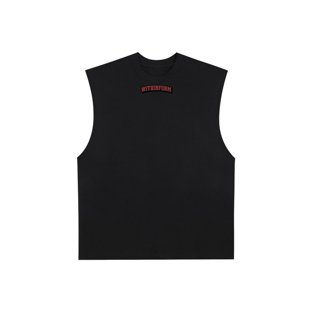 Red WITHINFORM Logo Tank Top