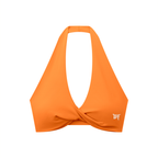 Women's Pleated Halter Sports Bra