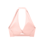 Women's Pleated Halter Sports Bra